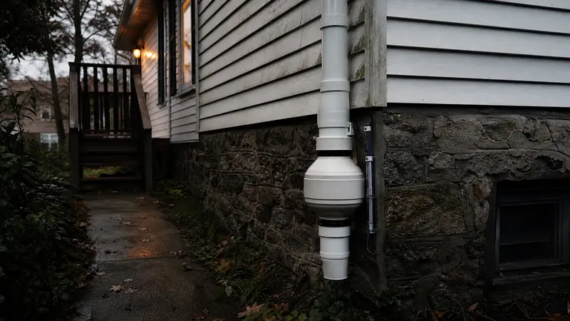 Healthy family home exterior in a York neighborhood